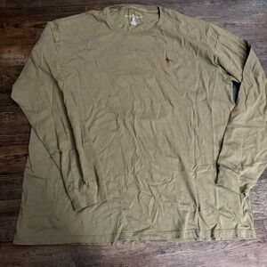 Simply Southern Outfitters Long Sleeve T Shirt Mens XL Cotton Deer Graphic Khaki